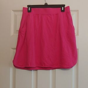 Hot pink skort with pockets